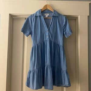 Denim mini dress - size small